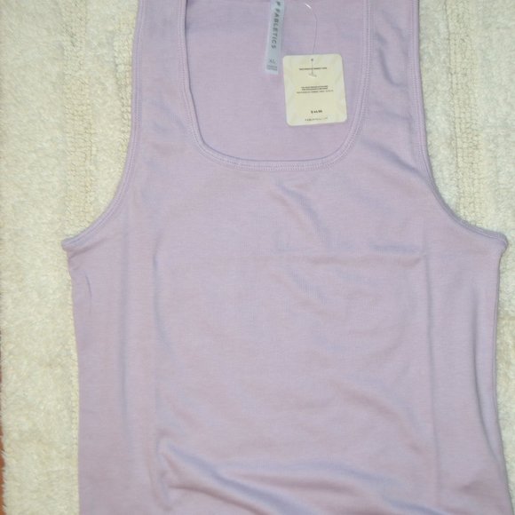 Fabletics Tops - Fabletics - Restoreknit Ribbed Tank - sky purple heath XL NWT